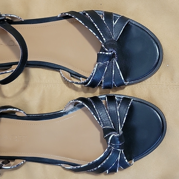 COACH Sophia Sandals FIRM PRICE. - Picture 2 of 5